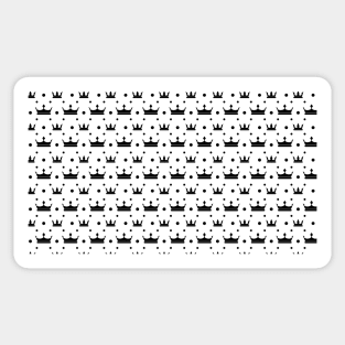 Cute Geometric Crown Pattern Sticker